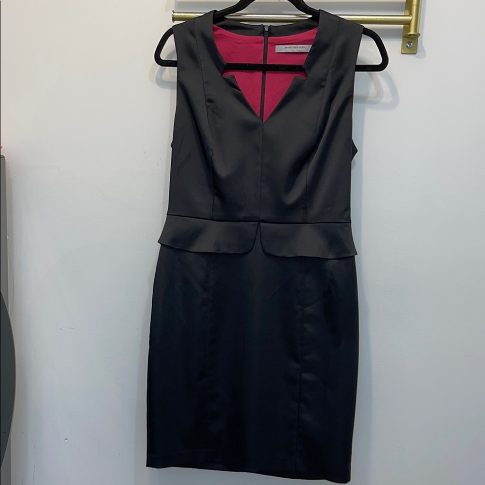 Marc New York Black Satin Dress